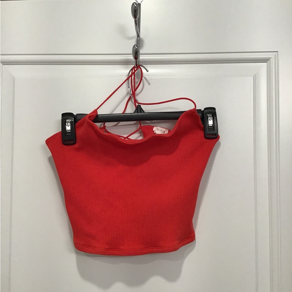 Open Back Crop Top